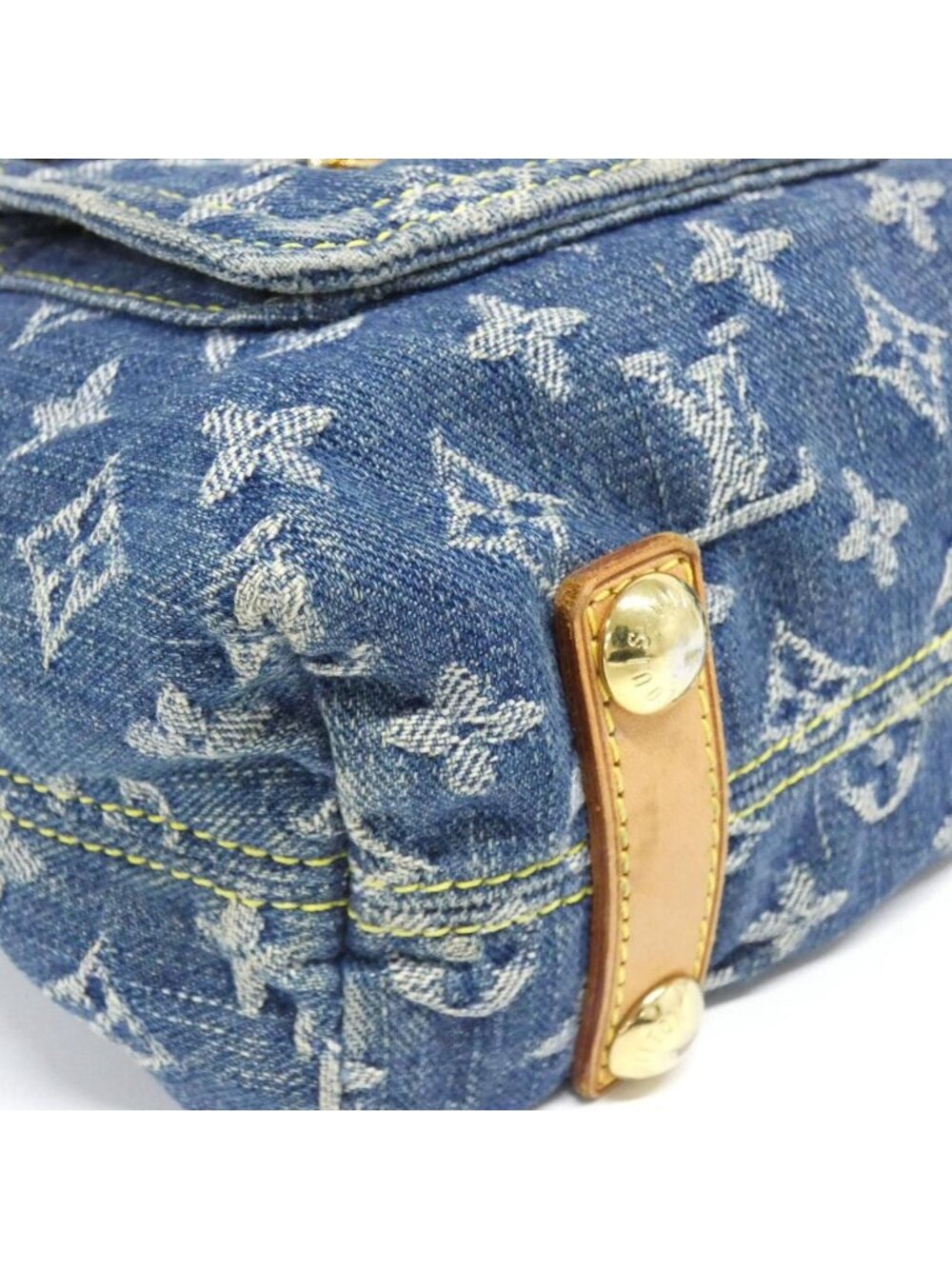 Louis Vuitton Monogram Denim Baggy GM Shoulder - Picture 3 of 9